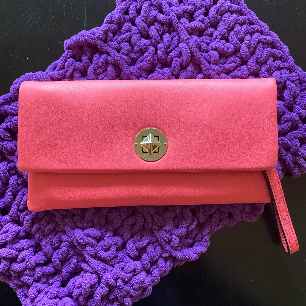 KATE SPADE Evan Christie turnlock clutch